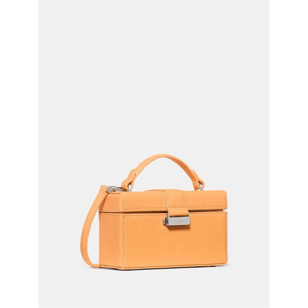 kate spade Orange Textured Mini Top-Handle Crossbody